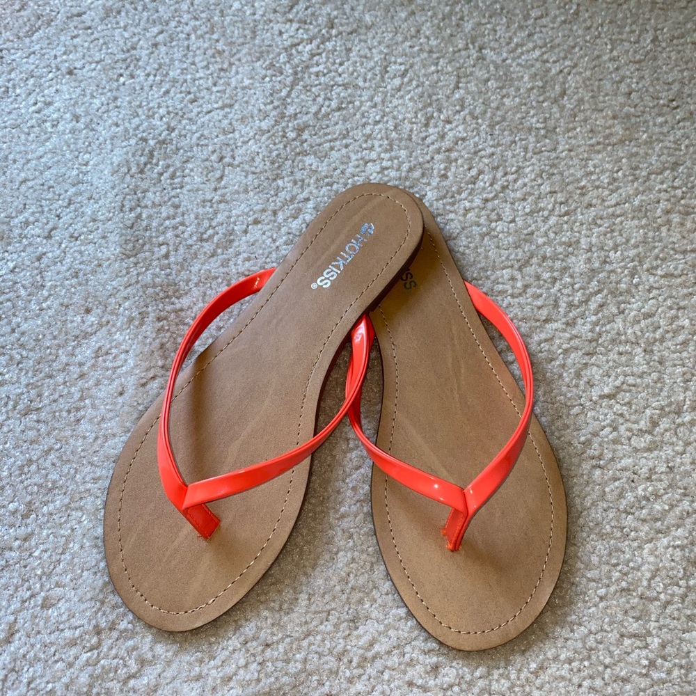Neon Thong Sandals